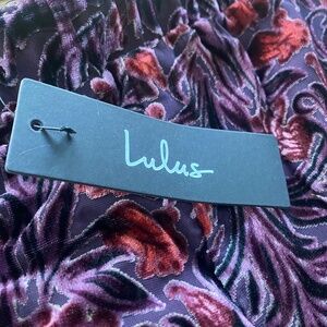 Purple Floral Lulus Pants